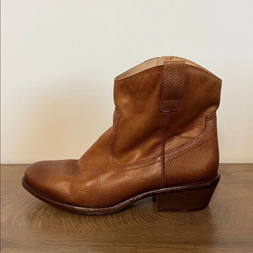 Miz Mooz Carlitos Cowboy Bootie Brown US 10.5
